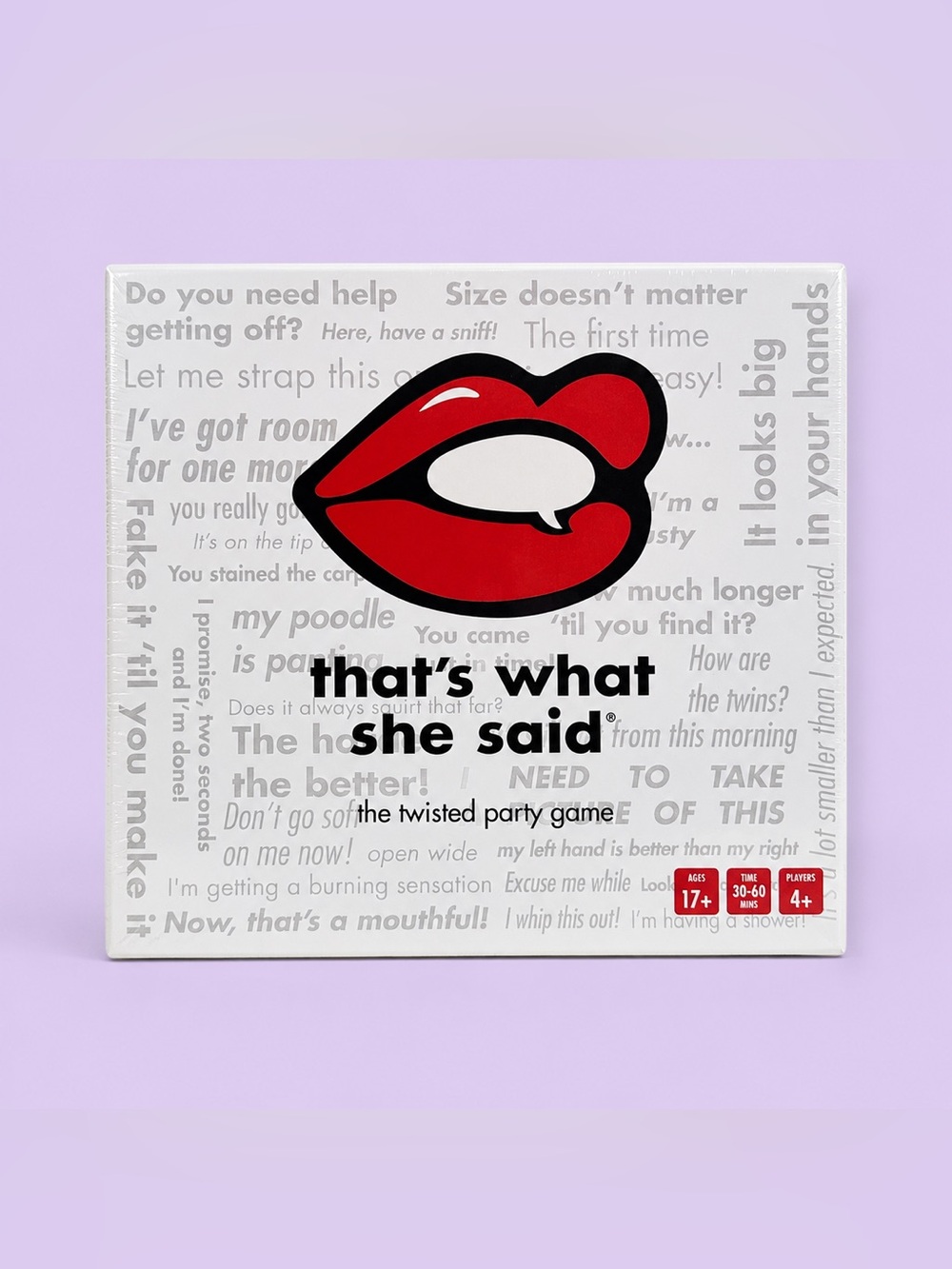 That’s What She Said Party Game - Red Accent